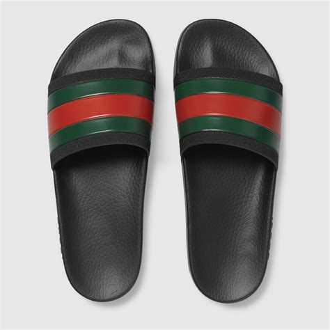 gucci slides flat|Gucci slides for men.